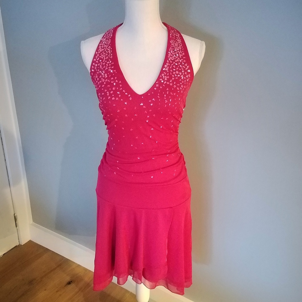 Pink Halter Dress